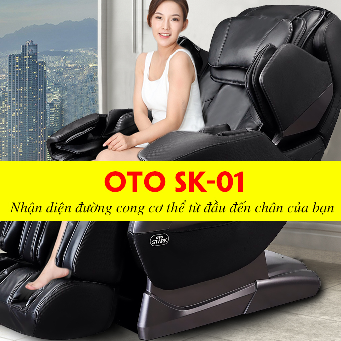 Ghế massage toàn thân OTO SK-01(Black)